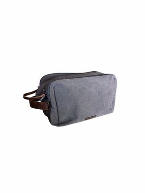 BAGSMART Men’s Grey Canvas Travel Toiletry Bag